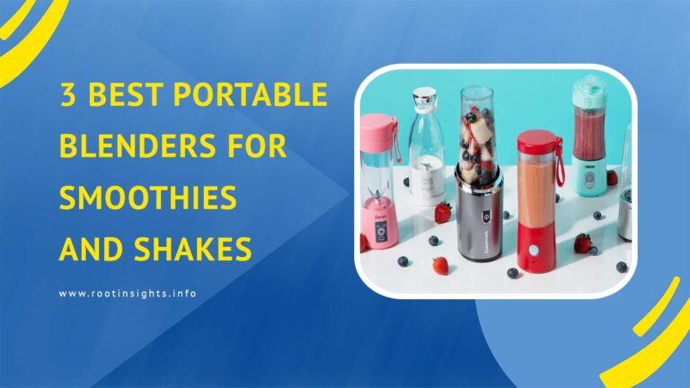 Read more about the article 3 Best Portable Blenders For Smoothies And Shakes